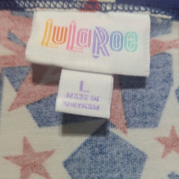 Lularoe stars print short sleeve tee - Picture 3 of 3